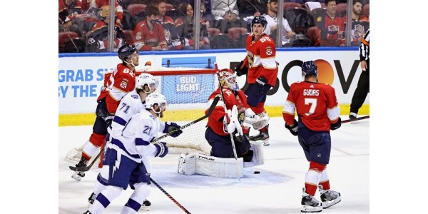 Zes opeenvolgende wedstrijden van Tampa Bay Lightning en Florida Panthers